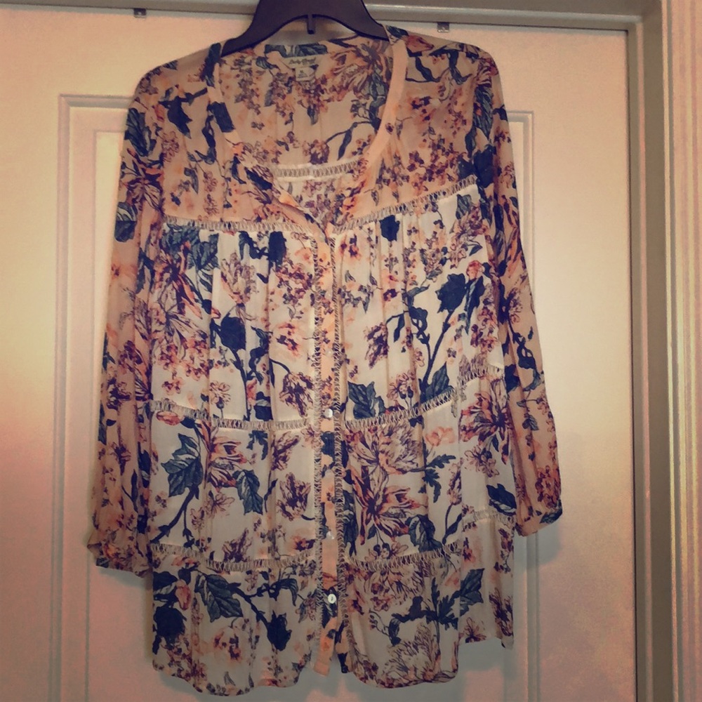 Lucky Brand Women’s Floral Blouse